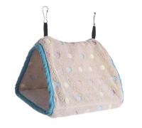 Amaca per,Gabbie per in peluche per parrocchetti - Casetta portatile per | nidi di invernali, soffice per pappagalli, amaca appesa a gabbia per giocare e