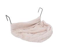Amaca per Gatti, Amaca per Gatti Calda e Accogliente, Peluche con Design a Tunnel per Gatti Sospeso, Spazio di Riposo Caldo per Gatti Multifunzionale per Interni Domestici (Beige)