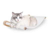 Amaca per Gatti da Montare a Parete, Set Parete Arrampicata in Legno - Culla Stabile, Mobili per Gatti Scompatto per Dormire, Arrampicarsi (Amaca)