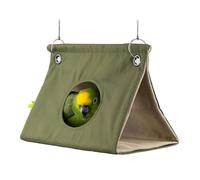 Amaca per Pappagalli - Rifugio per, Peluche per Habitat Sospeso, Accogliente Tasca per Riposo per Aviari, Morbida Gabbia per Rifugio per la Privacy, Confortevole Struttura Rilassante Piumata