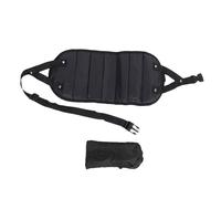 Amaca per piedi Comoda e traspirante Portatile ed ergonomica Altalena per piedi Amaca per aereo per viaggi Ufficio Rilassamento domestico Materiale in nylon da 50 cm a 110 cm (Nera)
