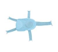 Amaca per Vasca da Bagno per Bambini Amaca per Sedile da Bagno Regolabile a Cinque Angoli Antiscivolo in Rete Traspirante per Vasca da Bagno per Bambini (Blu)