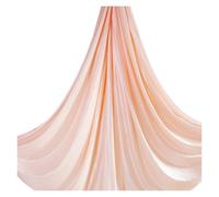 Amaca per Yoga Aereo 5m Aerial Yoga Amaca Tessuto Altalena Aerea Sete Anti-gravità Body Building Fitness for PALESTRA Casa All'aperto Pilates Cintura(Light coral)