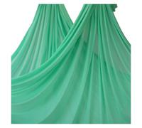 Amaca per Yoga Aereo 5m Aerial Yoga Amaca Tessuto Altalena Aerea Sete Anti-gravità Body Building Fitness for PALESTRA Casa All'aperto Pilates Cintura(Light Green-A)