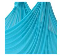 Amaca per Yoga Aereo 5m Aerial Yoga Amaca Tessuto Altalena Aerea Sete Anti-gravità Body Building Fitness for PALESTRA Casa All'aperto Pilates Cintura(BLUE2)