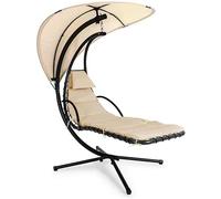 Amaca Poltrona Sdraio Sospesa a Dondolo con Parasole Kelly