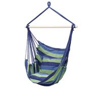 Amaca sedia poltrona sospesa con braccioli giardino da apprendere relax in legno