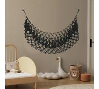 Amaca portaoggetti ad angolo, rete a rete per camera da letto, camera da