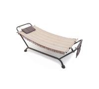 Amaca con Struttura in Ferro Beige - Comfort e Relax da Esterno