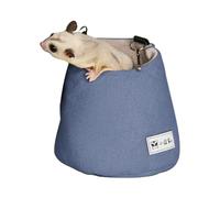 Amaca scoiattolo per gabbia - Morbido sospeso 15 x 15 cm | Caldo in tessuto e per Honey Glider | Sacco a pelo per piccoli animali, d'inverno e accogliente luogo di riposo