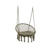 Amaca Sedia Sospesa da Giardino Ø80x130 cm in Poli-Cotone Javier Verde