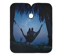 Amaca Sotto Le Stelle Mantella Taglio Capelli Impermeabile Mantella Parrucchiere Regolabile Grembiule Da Parrucchiere Per Parrucchieri Uomini Barbieri 140X168Cm