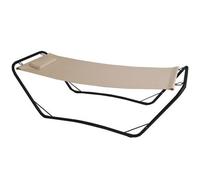 Amaca Struttura Acciaio Telo PVC Lettino Sole Giardino Cuscino Arredo Giardino