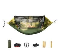 Amaca triangolare portatile - Amaca da campeggio tre in uno con cintura per albero per uso esterno, ideale per escursioni, viaggi, cortile e spiaggia
