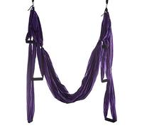 Amaca Yoga Aerea, Amaca Yoga Amaca Oscillante Anti-gravità Non elastica Yoga Fitness Yoga Amaca Yoga Aerea È Molto Adatto - Per Sviluppare La Forza Di Base ApProprio, 245x140cm-Viola