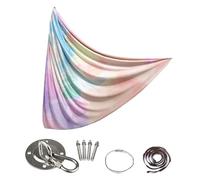 Amaca Yoga Aerea - Kit Swing Yoga | Fabrics Di Aria Per La Casa | Amaca Di Condizionamento Fisico Portatile, Luce Ed Espandibile Per Esercizi Interni E All'Aperto, Bambini E Adulti