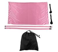 Amaca yoga verticale con gamba divisa, allenamento allungabile, amaca aerea elastica portatile per la casa (Rosa)