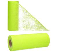 AmaCasa - Corridore da Tavolo in Tessuto Non Tessuto Verde Mela, deale per Fiori, Matrimoni e comunioni, 23cm/20m (Verde Mela, 23cm)