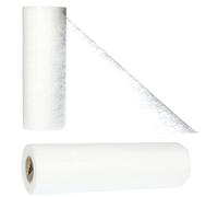 AmaCasa Runner da tavola bianco (17,5 cm x 25 m), nastro in tessuto non tessuto di alta qualità per eleganti decorazioni da tavola per matrimoni, compleanni e occasioni speciali