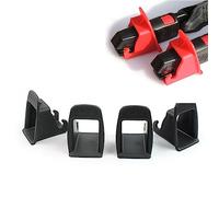 Amacoam Adattatore isofix, base interfaccia ISOFIX universale 4 Pezzi Sistemi di Fissaggio Unviersal per seggiolini Auto, Nero (Nero)