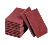 AMACOAM Spugne Abrasive per Acciaio Spugna Abrasiva Cucina Spugnette Abrasive Riutilizzabile Panni Detergente Panno Abrasivo per Tubi di Rame, Idraulici, Saldatori, Cucina 10 Pezzi