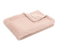 Amadeus 143178 - Plaid a zig zag, 130 x 170, taglia unica, colore: Rosa