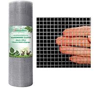 Amagabeli 1.2 mx15 m rete metallica quadrata rete da gallina 6,3 mm 0,61 mm zincata a maglia esagonale cloture pollaio vVliere pollaio giardino rete tripla torsione allevamento pollame rete metallica