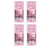 AmaGin Box - 4 Bottiglie Gin Rosa 500ml da Distillazione Uve Corvina e Rondinella (Amarone della Valpolicella DOCG) - Gin Pink Con Confezione - 40% Vol - Made in Italy - Prodotto Artigianale - Premium