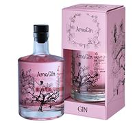 AmaGin - Gin Rosa 500ml da Distillazione Uve Corvina e Rondinella (Amarone della Valpolicella DOCG) - Gin Pink Con Confezione - 40% Vol - Made in Italy - Prodotto Artigianale - Premium