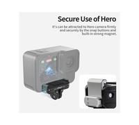AMAGISN Magnetic Quick Release Kit Adapter Mount with 2-Prong & 1/4 Thread Camera Quick Release Base for Hero 12/11/10/9/8