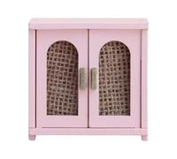 Amagogo 1:12 Mobili per Casa delle Bambole, Decorazioni per Micro Paesaggi, Mini Armadietto Portaoggetti, Ornamenti, Accessori Decorativi per Casa delle, Rosa