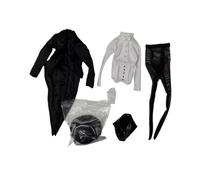 Amagogo 1/6 Action Figures Tuxedo Set Camicia Pantaloncini Dress Up Photo Prop Outfit Costume per Action Figure da 12 Pollici