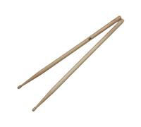 Amagogo 1 paio di bacchette per batteria in legno, set di bacchette portatili, impugnature lisce e comode, professionali per esercizi di percussioni acustiche, Colore Del Legno 5a