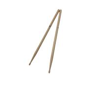 Amagogo 1 paio di bacchette per batteria in legno, set di bacchette portatili, impugnature lisce e comode, professionali per esercizi di percussioni acustiche, Colore Del Legno 5b