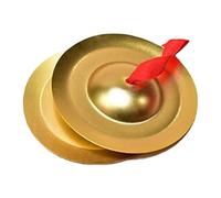 Amagogo 1 paio di piatti a mano, strumento musicale per bambini e adulti, strumento a percussione professionale, piatti da dito per feste, Grande