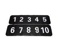 Amagogo 10 Pezzi Coni da Allenamento Marcatori Piatti Dischi per Percorsi Segnaposto per Esercizi in TPE Antiscivolo Adatto per Calcio E Allenamento di Agilit, Nero