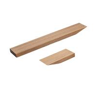 Amagogo 2 pezzi di manico per chitarra in legno grezzo sostituiscono il materiale per la fabbricazione di chitarre fai da te fatto a mano per chitarre