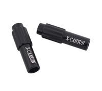 Amagogo 2 Pezzi di regolatore di Tensione del Cavo in Linea indicizzato per Bici, Viti di Regolazione dell'adattatore per regolatori del Cavo della Bicicletta, Nero