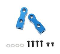 Amagogo 2 Pezzi di staffe di Montaggio del servo in Lega di Alluminio Accessori Parti per TT-02 1: 10 RC Auto Robusto Semplice assemblaggio, Blu
