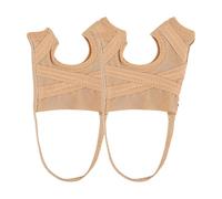 Amagogo 2 pezzi separatore dita dei piedi divisore dita dei piedi invertito per dita a martello, dita sovrapposte cuscinetti in silicone per alluce, L