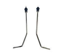 Amagogo 2x Gambe da pavimento Sostituiscono il componente del tamburo, Gambe per grancassa in metallo, Piedino per pavimento per tamburo per