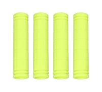 Amagogo 4 Pezzi Manopole per Manubrio Impugnature Antiscivolo Coperture di Ricambio Accessori per Bici con Trama Speciale Adatto per Bici Pieghevoli Bici da C, Giallo