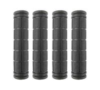 Amagogo 4 Pezzi Manopole per Manubrio Impugnature Antiscivolo Coperture di Ricambio Accessori per Bici con Trama Speciale Adatto per Bici Pieghevoli Bici da C, Nero