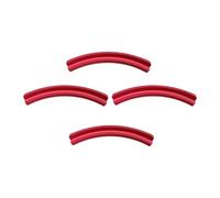 Amagogo 4 Porta Carte da Gioco, Supporto per di Carte, Robusto e Pratico, a Doppio Strato, per Serate di Giochi di Carte, Feste e Adulti, Rosso