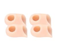 Amagogo 4x Protezioni per dita dei piedi Maniche traspiranti Sostituiscono comodi cuscinetti per alluce Copri dita per corsa, camminata, viaggio, Pelle