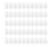 Amagogo 50 pezzi 1/64 modello auto vetrina trasparente scatola di immagazzinaggio pratica antipolvere per souvenir da collezione miniature figurine