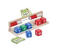 Amagogo Abaco in Legno per Bambini, Gioco di Matematica, Giocattolo educativo per l'infanzia, conteggio dei Numeri in età prescolare, Giocattolo per