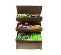 Amagogo Accessori per Diorama di 1/64, Oggetti di Scena per Scene di Miniatura, Decorazioni per Micro paesaggi, Piccoli, Scaffale per Verdure