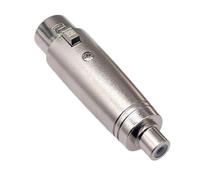 Amagogo Adattatore XLR per cambiare genere, connettore portatile efficace, convertitore per microfono per intrattenimento, di giochi, canto e, Femmina