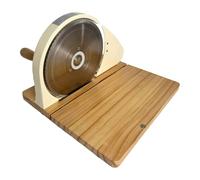 Amagogo Affettatrice manuale per pane, affettatrice a manovella per uso domestico, spessore regolabile per pane a lievitazione naturale